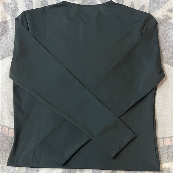 YZY Yeezy Gap 75 LS Crewneck Green Size L NEW Kanye Womens - Picture 9 of 9